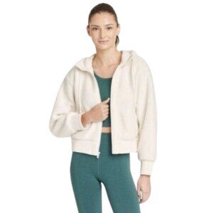 🌿all in motion Women's High Pile Hooded Fleece Jacket [S]🌿